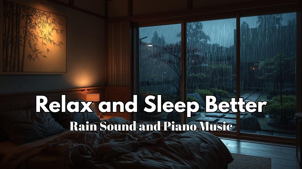 Relaxing Music for Stress Relief 💧 Healing Piano + Nature Sounds, Calm Anxiety & Depression