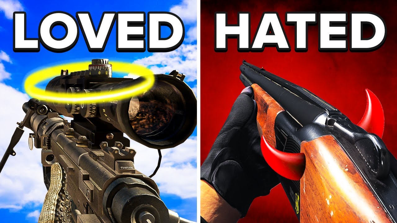 ЛЮБИМЫЕ и НЕНАВИДИМЫЕ пушки Call of Duty