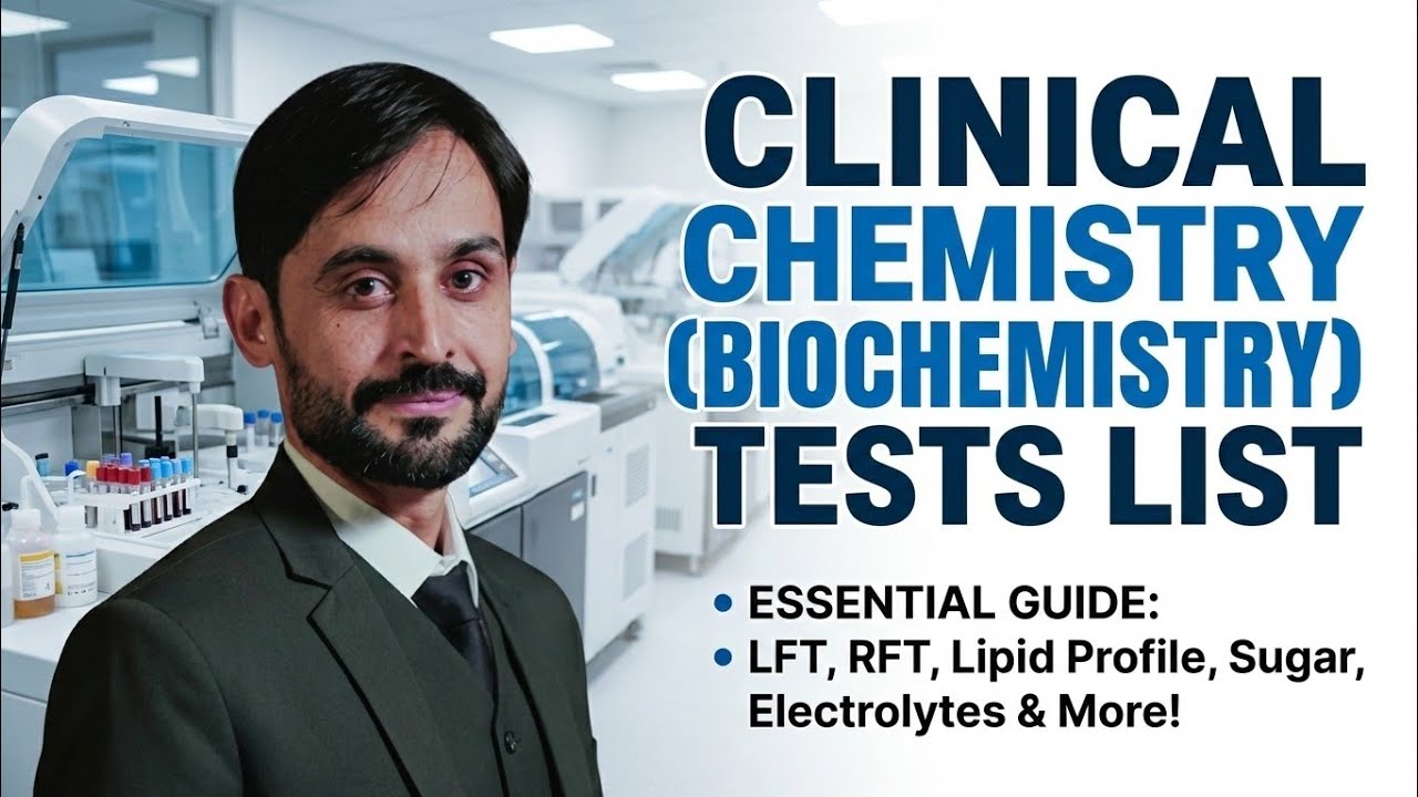 Clinical Chemistry Tests List | Biochemistry Tests List