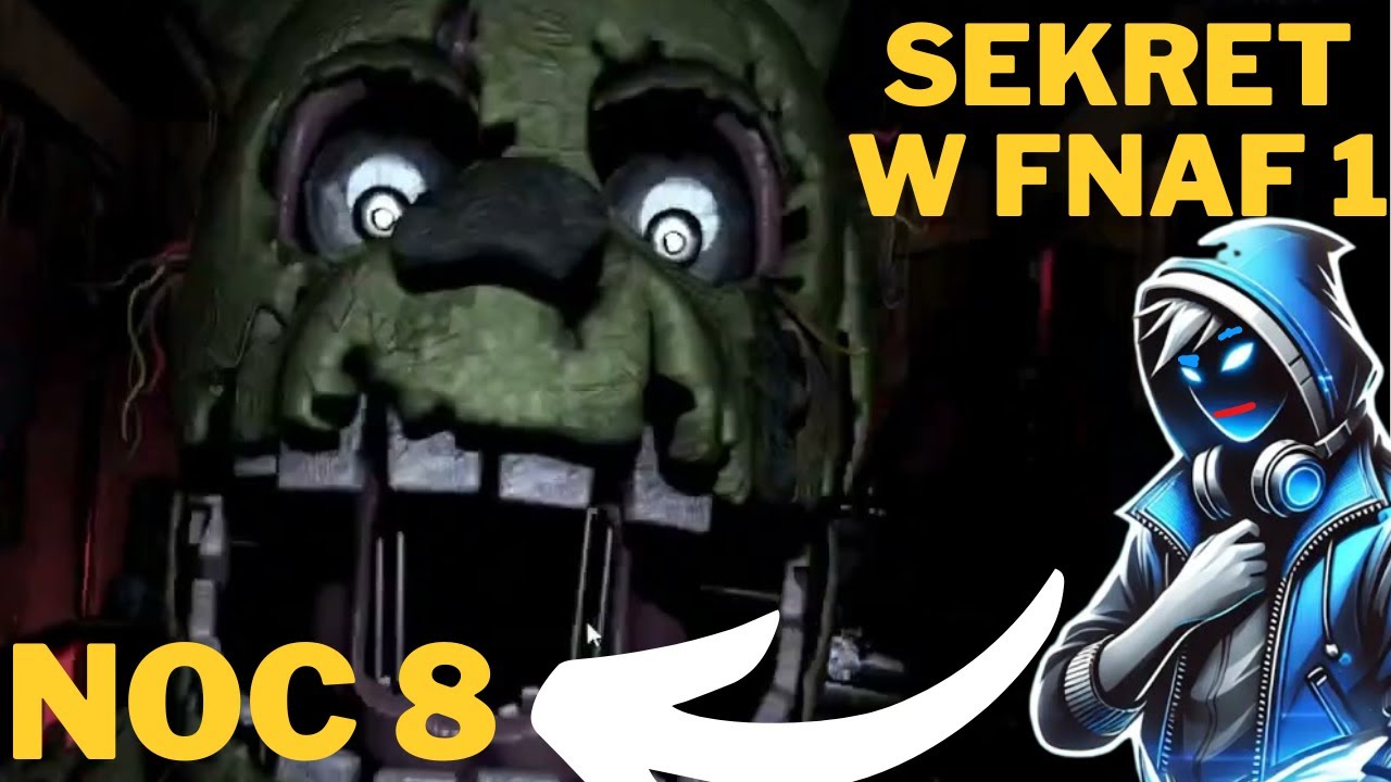 Sekretna NOC 8! SPRINGTRAP w pierwszej części?!&rdquo; | Five Nights at Freddy's BONUS
