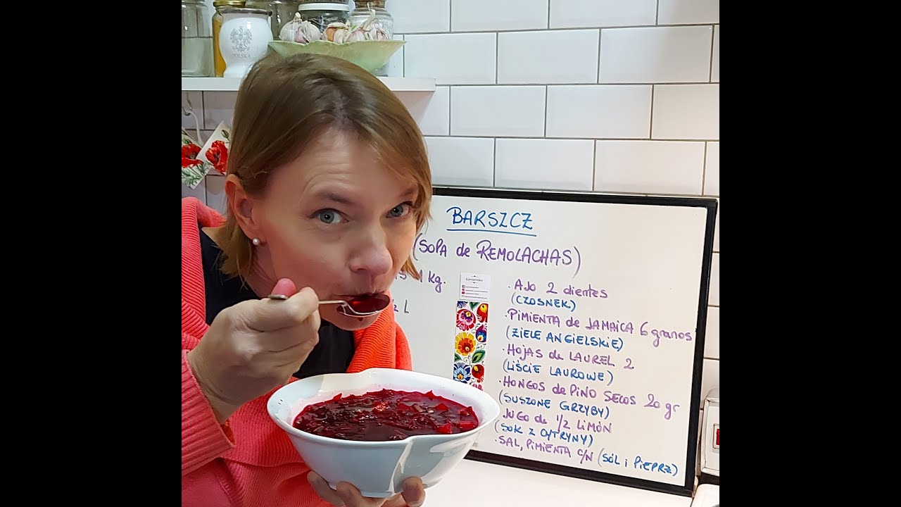 Barszcz - Sopa de remolachas super fácil para hacer! Borsch – Borscht – borshch -  borsht