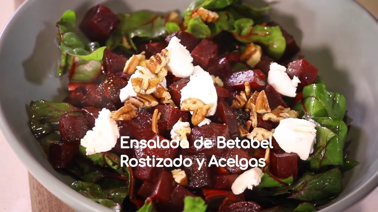 Ensalada irresistible de betabel rostizado y acelgas: ¡pruébala ahora!