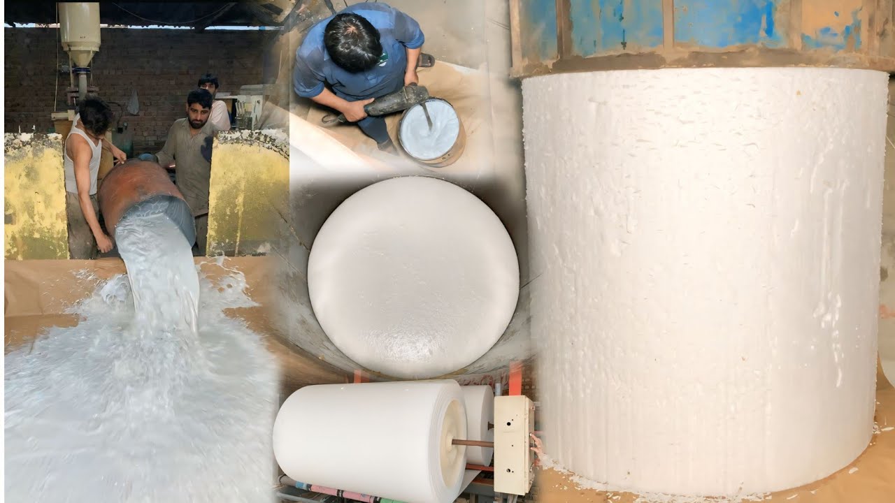 foam banane ka sahi tarika ! manufacturing of PU FOAM! polyurethane manufacturing process 2024