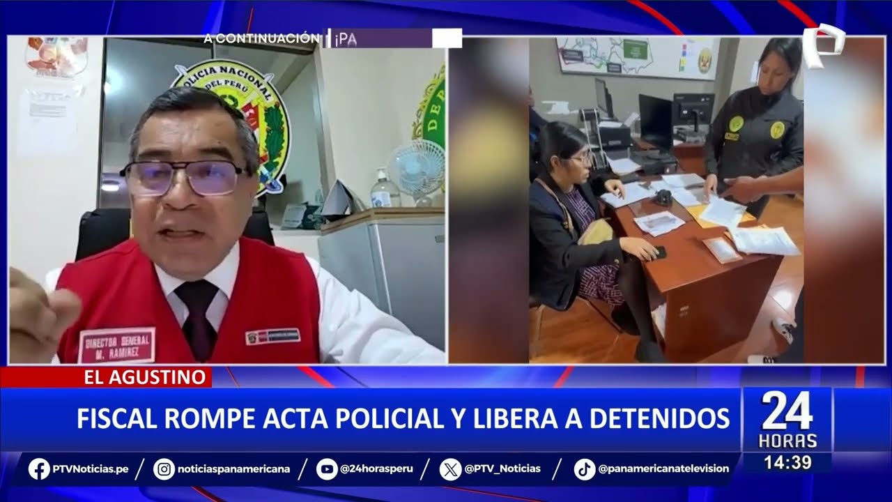 Controversia en El Agustino: fiscal rompe acta y detenidos son liberados