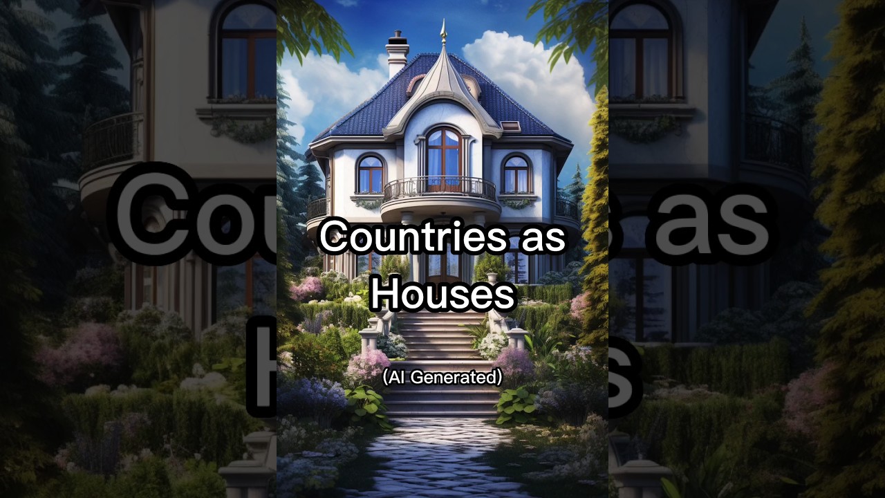 Ai Draws Countries as Houses! 