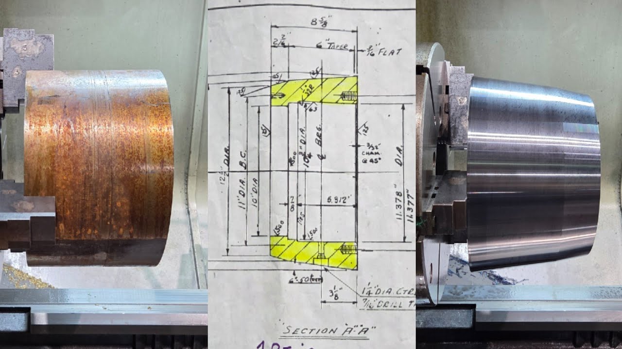 Bearing Sleeve | CNC Repair Shop | Hankook lathe 