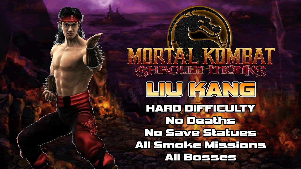 Mortal Kombat Shaolin Monks (PS2): Liu Kang 100% on Hard, No Deaths or Saves