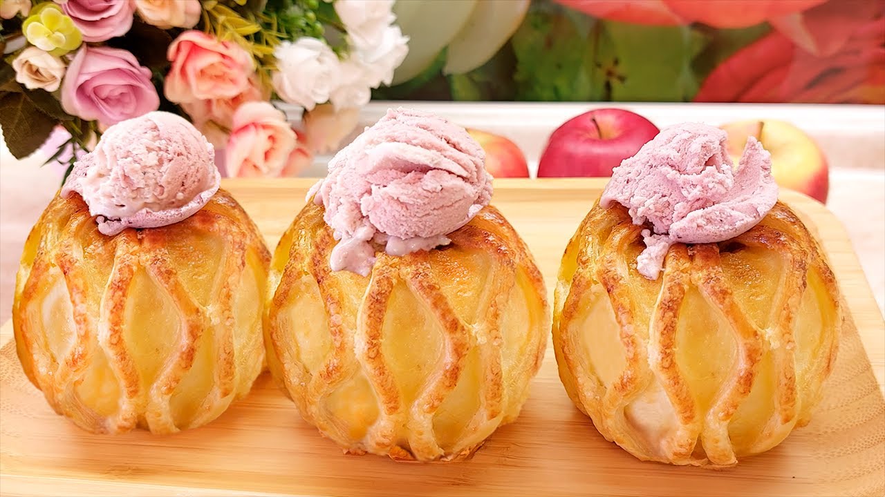 Delicious Baked Apples in Pastry! 🍎 A Perfect Dessert Recipe!