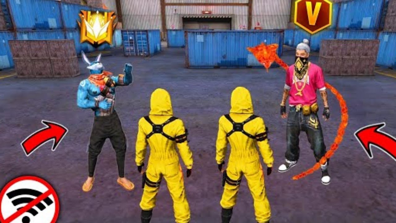 NO🤯 INTERNET PRANK IN LONE WOLF 2023 GARENA FREE FIRE |