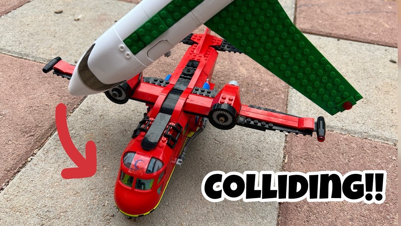 EPIC lego PLANE CRASHES! (Reupload)