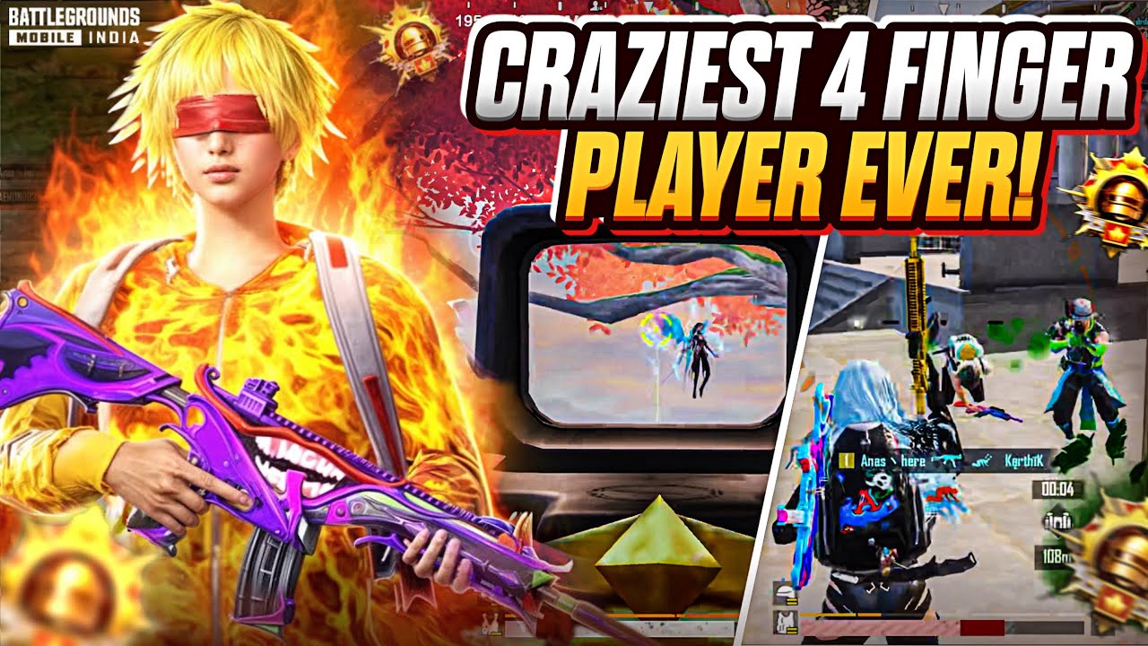 Craziest 4 Finger Player in bgmi ?‼️| Freaky SKILLSET Of DAEMON🔥 | BGMI PUBGMOBILE