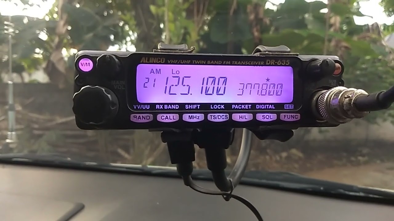 tested radio alinco DR635 multi band