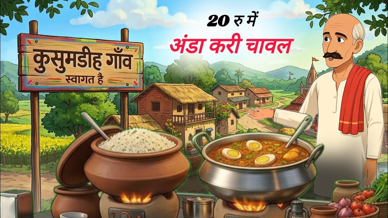 फेमस अंडा करी वाला - Famous Egg Curry Wala | Hindi Moral Stories | Hindi Kahaniyan | Apna Toon 