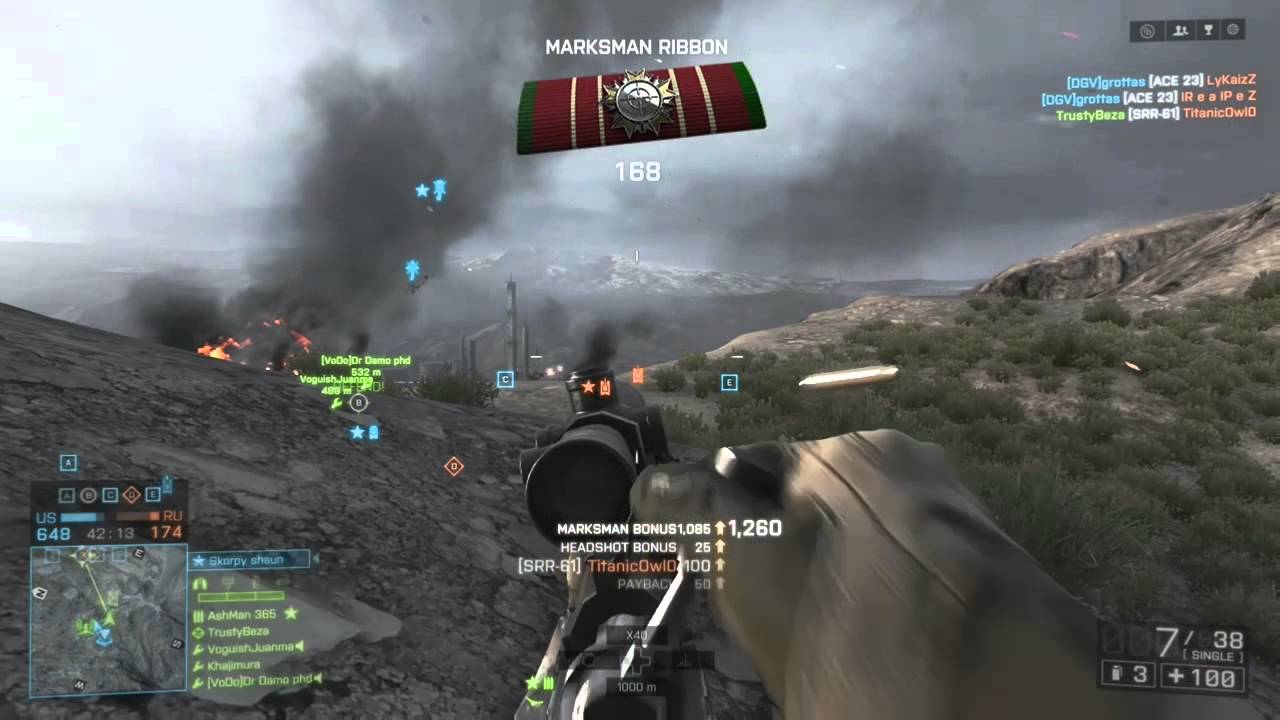 BF4  SRR-61 LONG SHOT