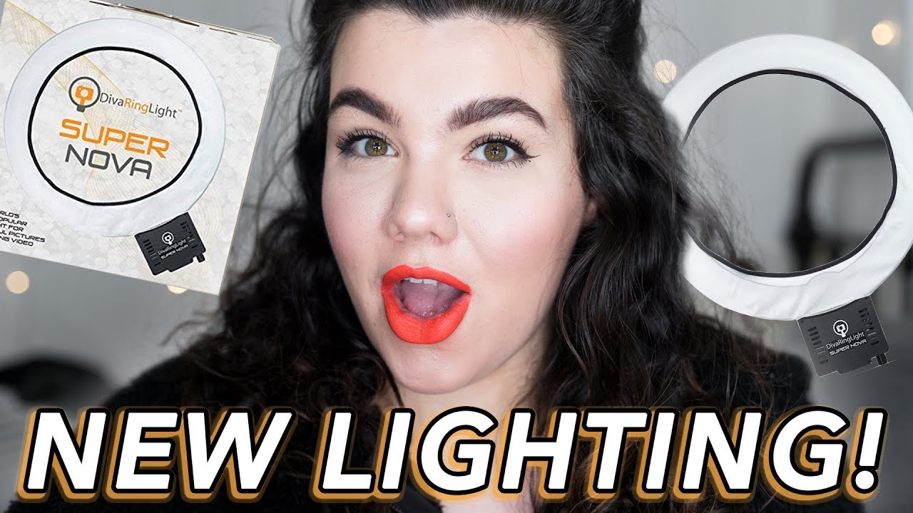 DIVA RING LIGHT SUPERNOVA UNBOXING | MY NEW LIGHTING SETUP !