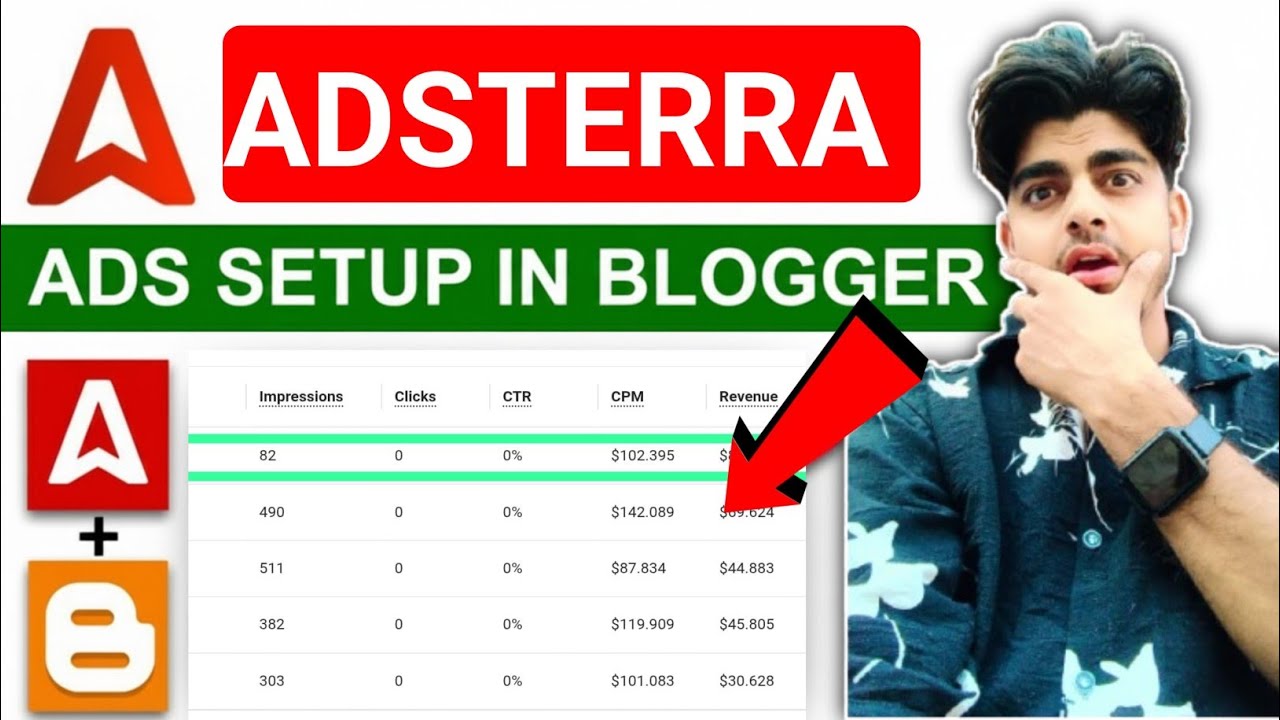 How to Setup Adsterra Ads in Blogger 2025-26 I Adsterra New Trick 2025 I