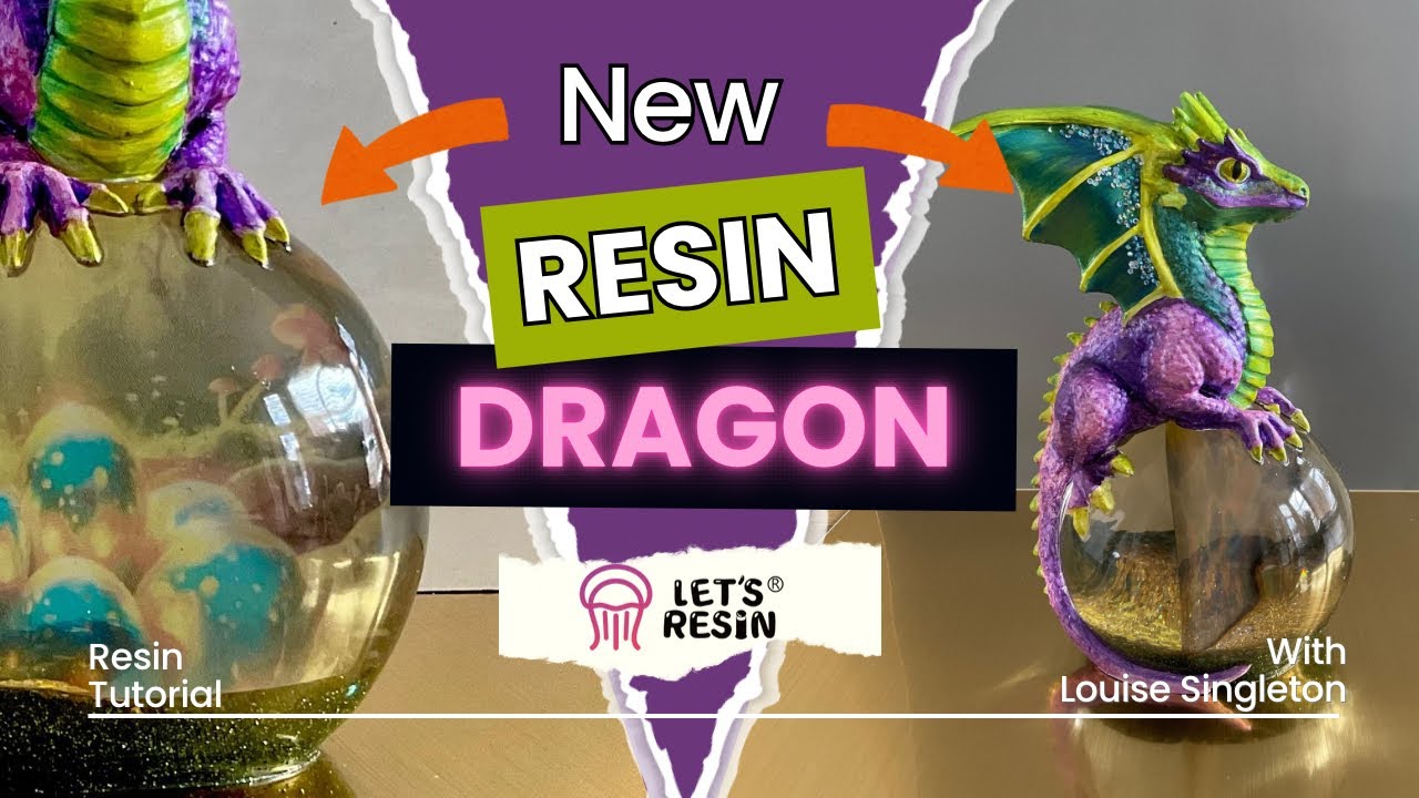 Let’s Make a Magical Resin Dragon with my NEW Mould from #letsresin