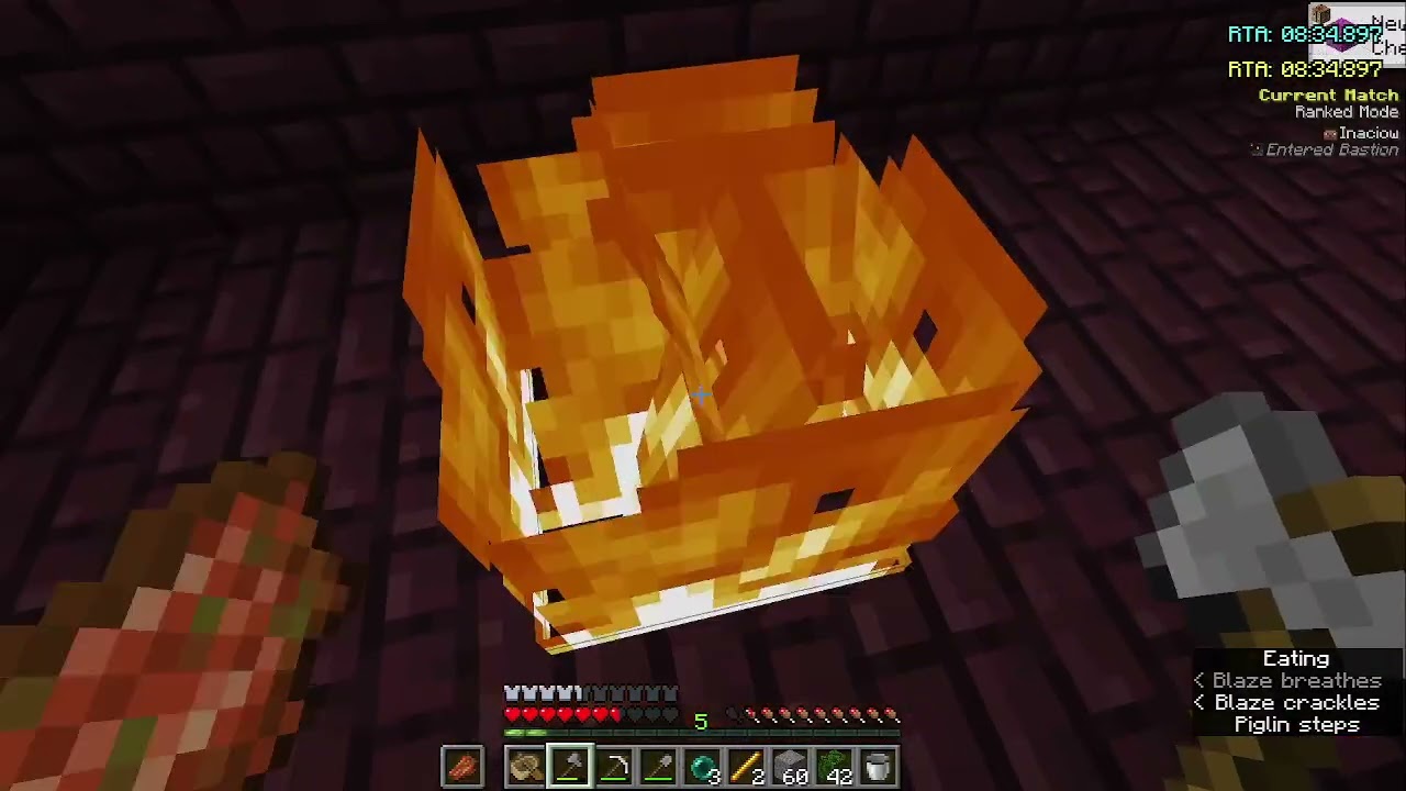 Minecraft Ranked in 17:24 (no calc)