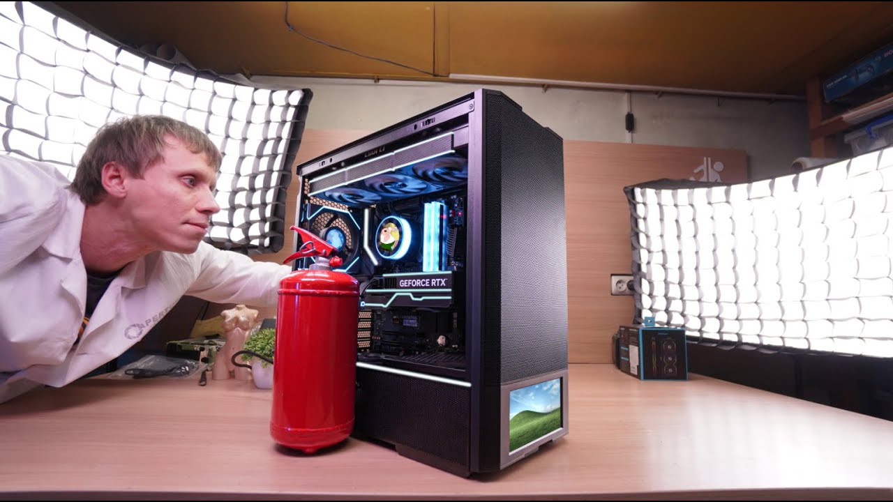 ТЕСТЫ ТЕМПЕРАТУР Ryzen 9 9950X3D + 5080 на СЖО Lian Li