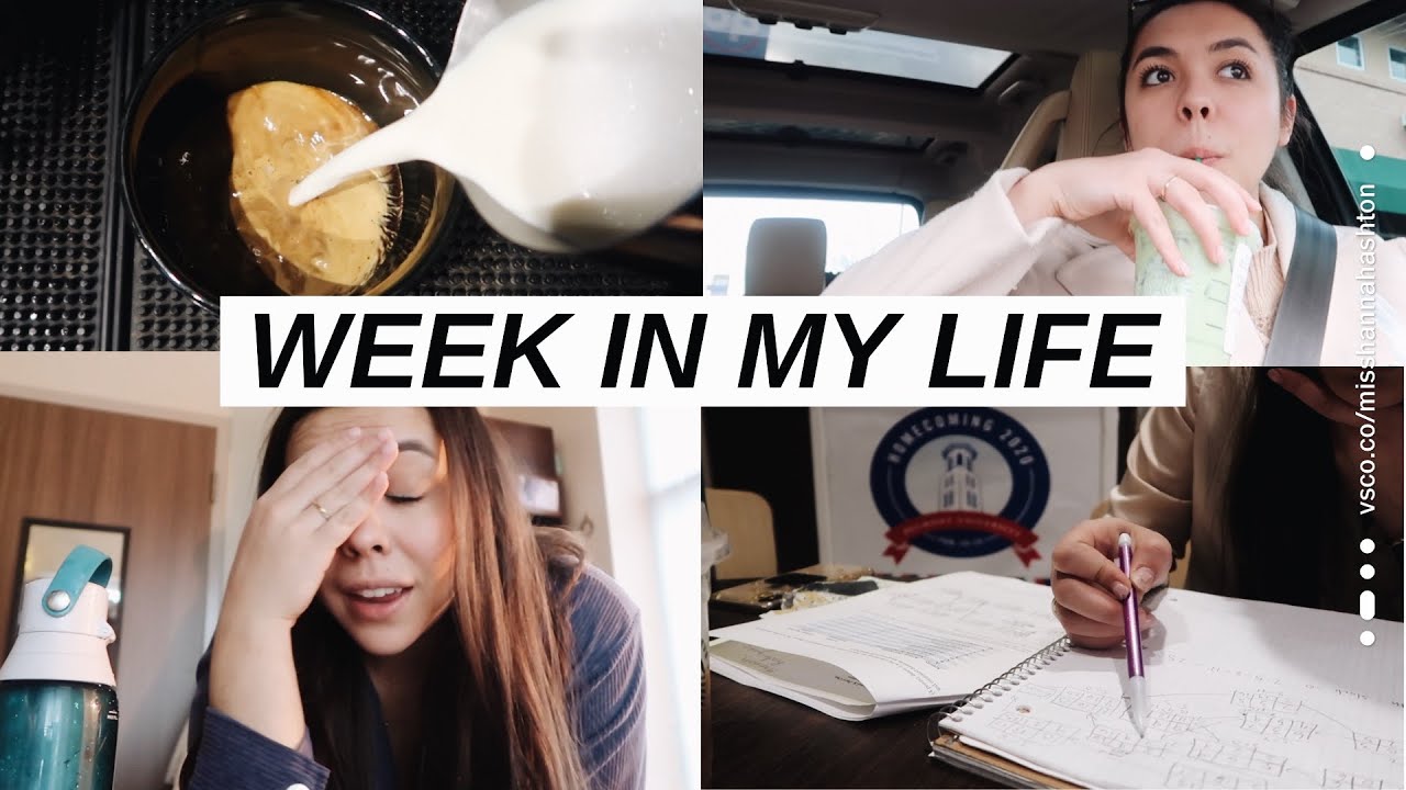 COLLEGE WEEK IN MY LIFE | stressed, busy, and raw