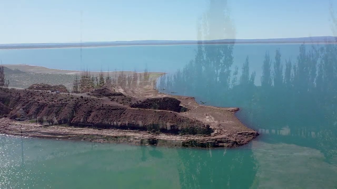 Picún leufú desde el aire