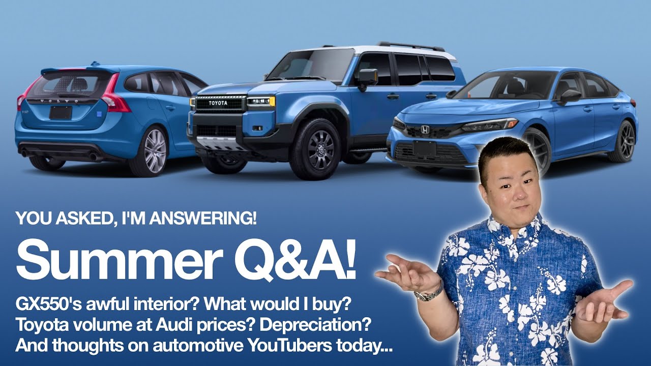 Summer Q&A: GX550, Toyota pricing, depreciation, what makes a great car, and so much more!