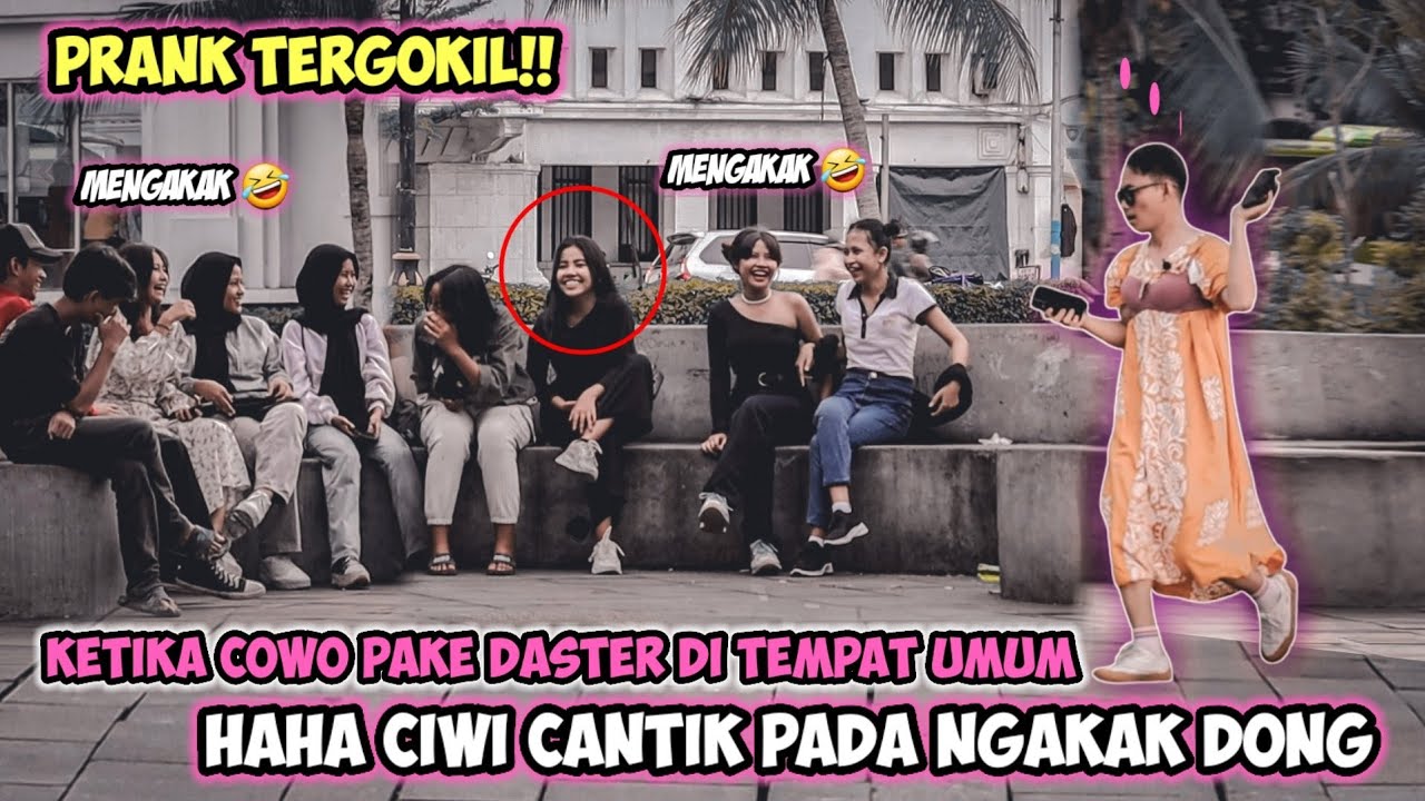 PRANK!! JADI IBU IBU DASTER HAHA..SEMUA ORANG PADA NGAKAK DONG