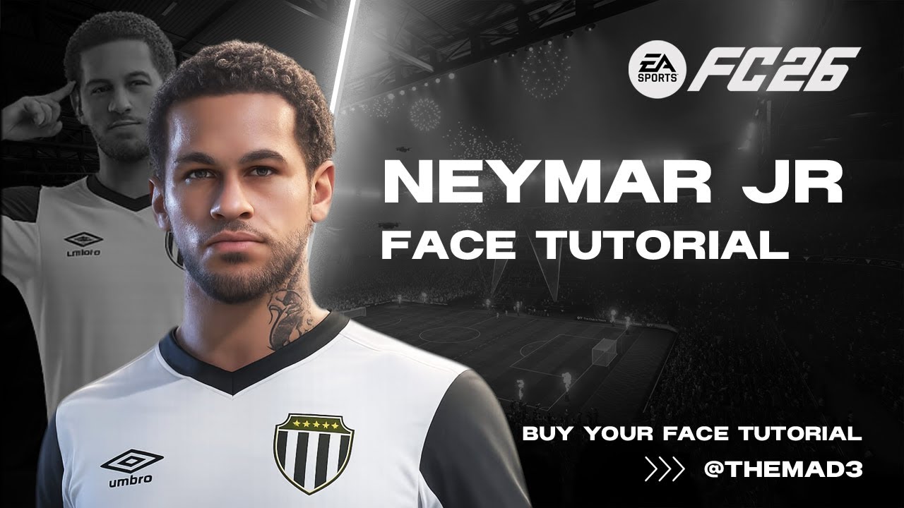 BEST EA FC 26 - How to create NEYMAR JR - Pro Clubs Face Creation - Lookalike