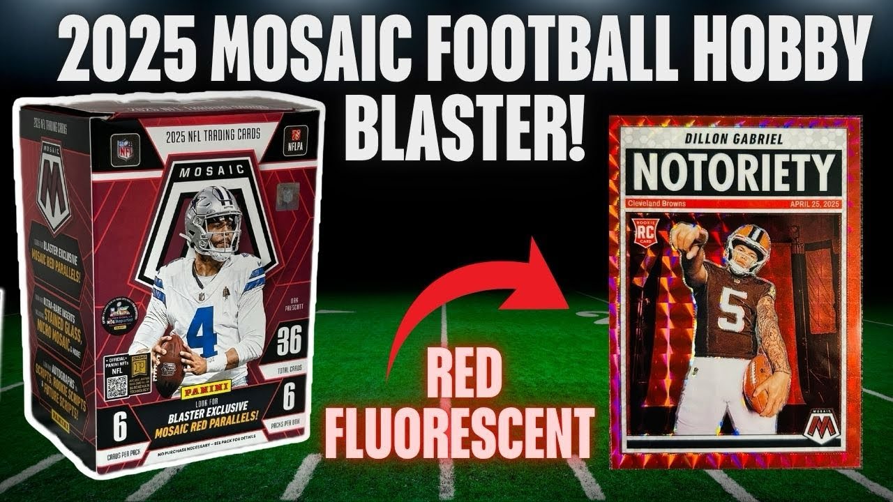 🚨ПЕРВЫЙ ВЗГЛЯД👀! ОБЗОР КОРОБКИ MOSAIC FOOTBALL HOBBY BLASTER 2025! СТОИТ ЛИ ОНА 50 ДОЛЛАРОВ? 🤔