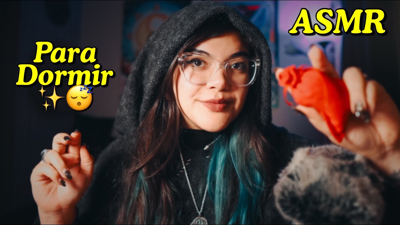 ASMR Te acompaño para dormir 💗😴 Susurros, tapping, lectura, triggers para relajarte 🌧️ Lluvia suave