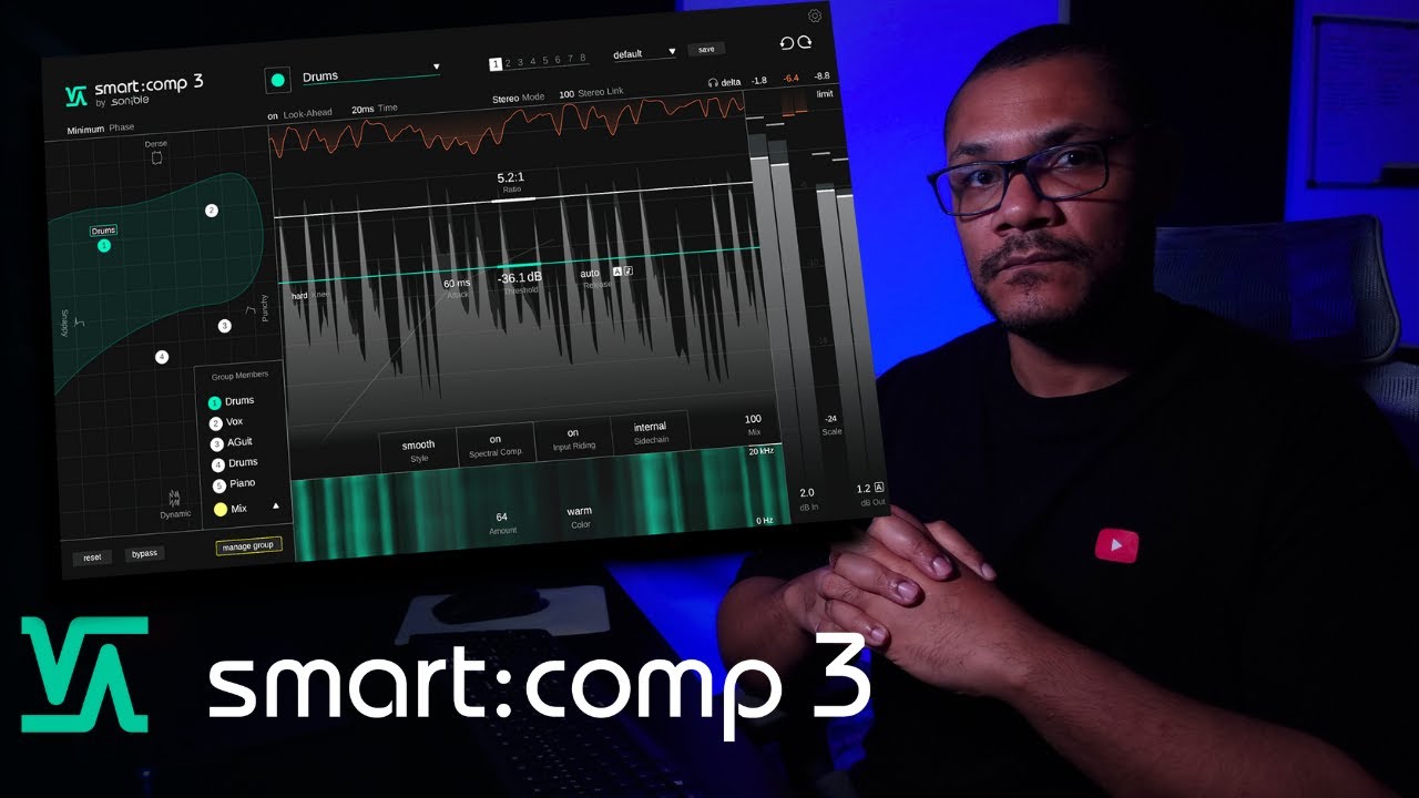 Esse Compressor Usa IA do Jeito CERTO! Smart:Comp 3 da Sonible Explicado na Prática
