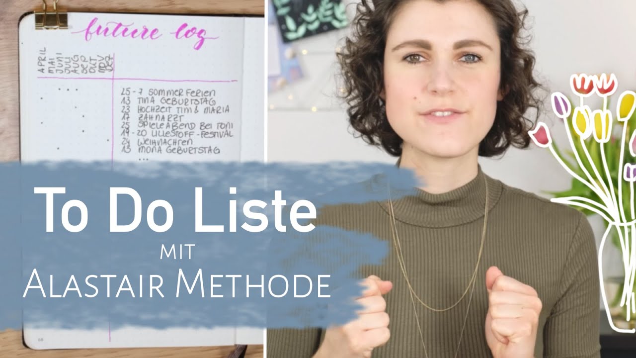 ALASTAIR METHOD Bullet Journal | Alastair Methode für's Weekly Log