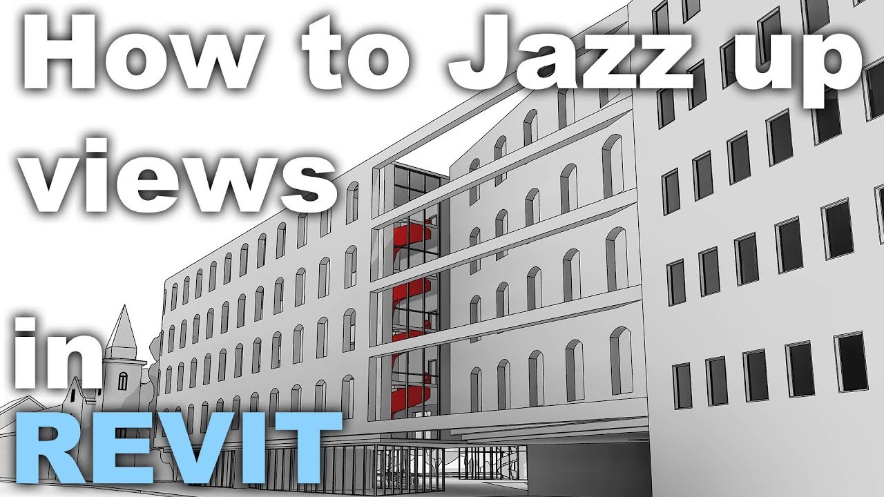 How to Jazz up Hidden Line Views in Revit Tutorial
