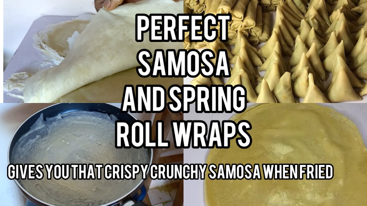 The Best samosa and Spring roll Wrapper! Step by step guide on the perfect and most Cripsy wraps