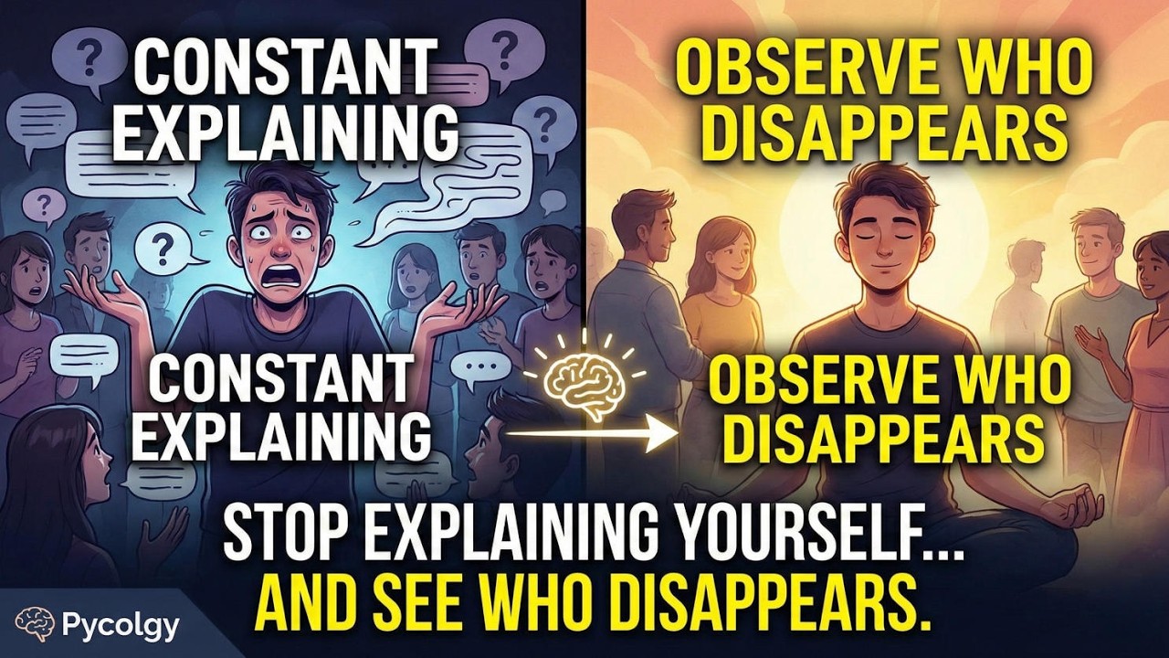 Stop Explaining Yourself… and See Who Disappears