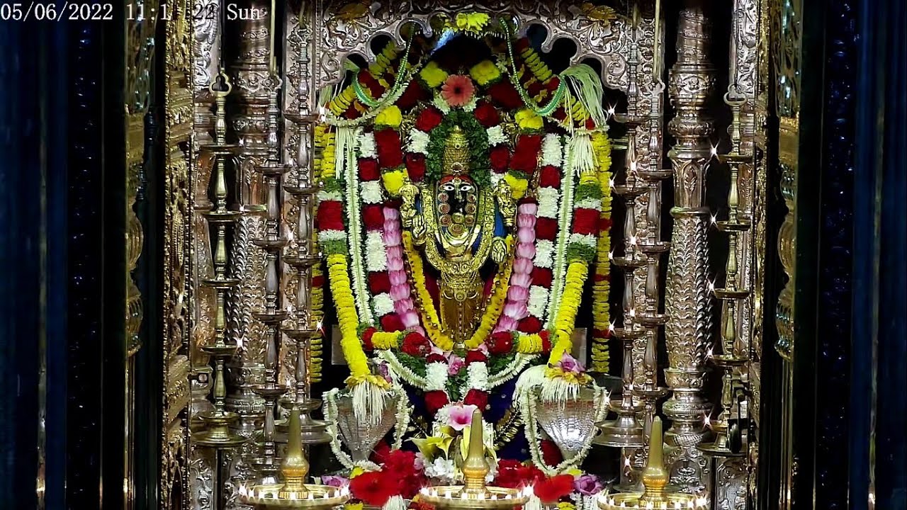 Shree Mahalasa Narayani Venkatesh Alankar & Madhyan Aarati Live  5th June  2022