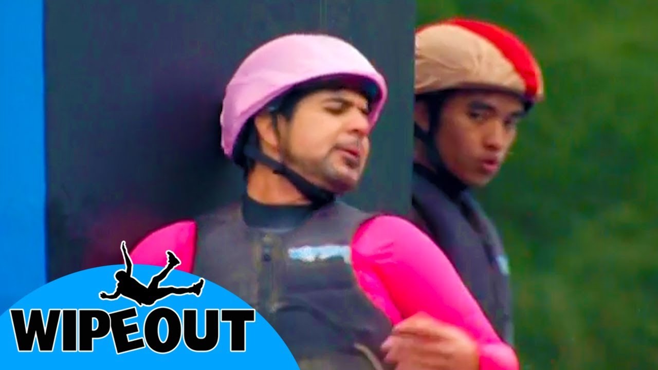 Is it too late to quit? 🤣| Total Wipeout 🇺🇸| Clip