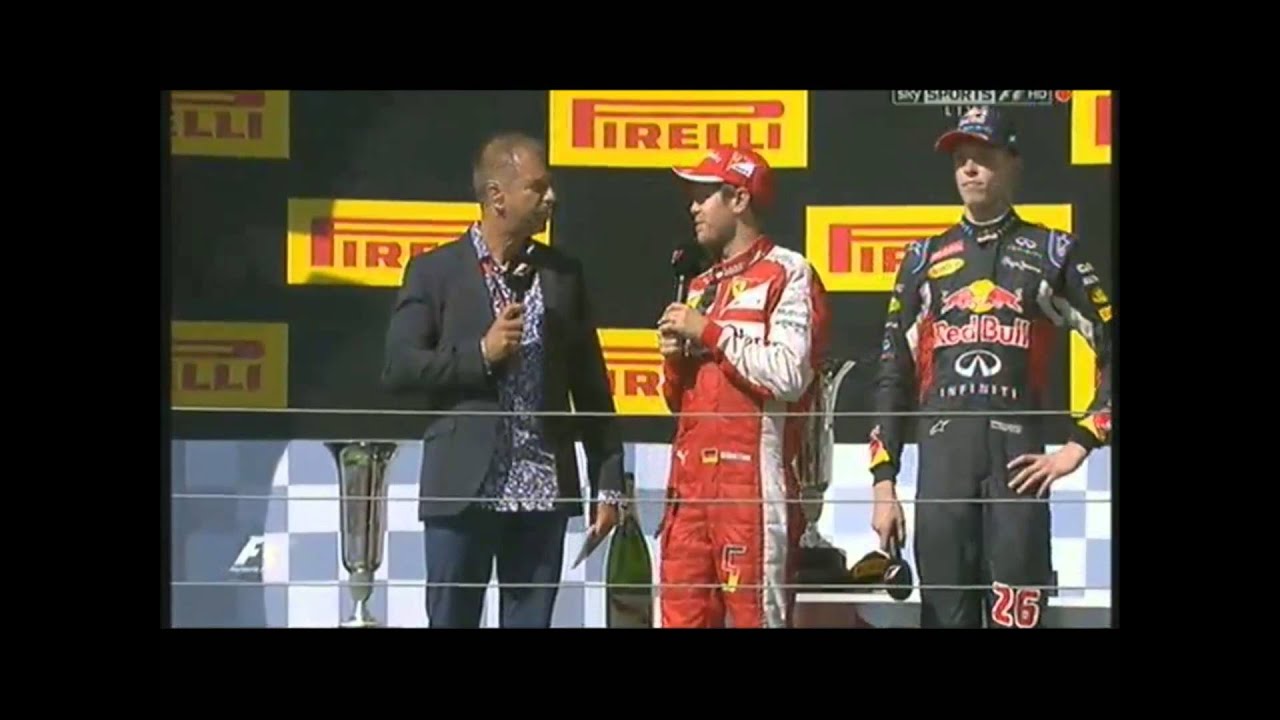 F1 2015 HUNGARY GP ROUND 10 : PODIUM CELEBRATION