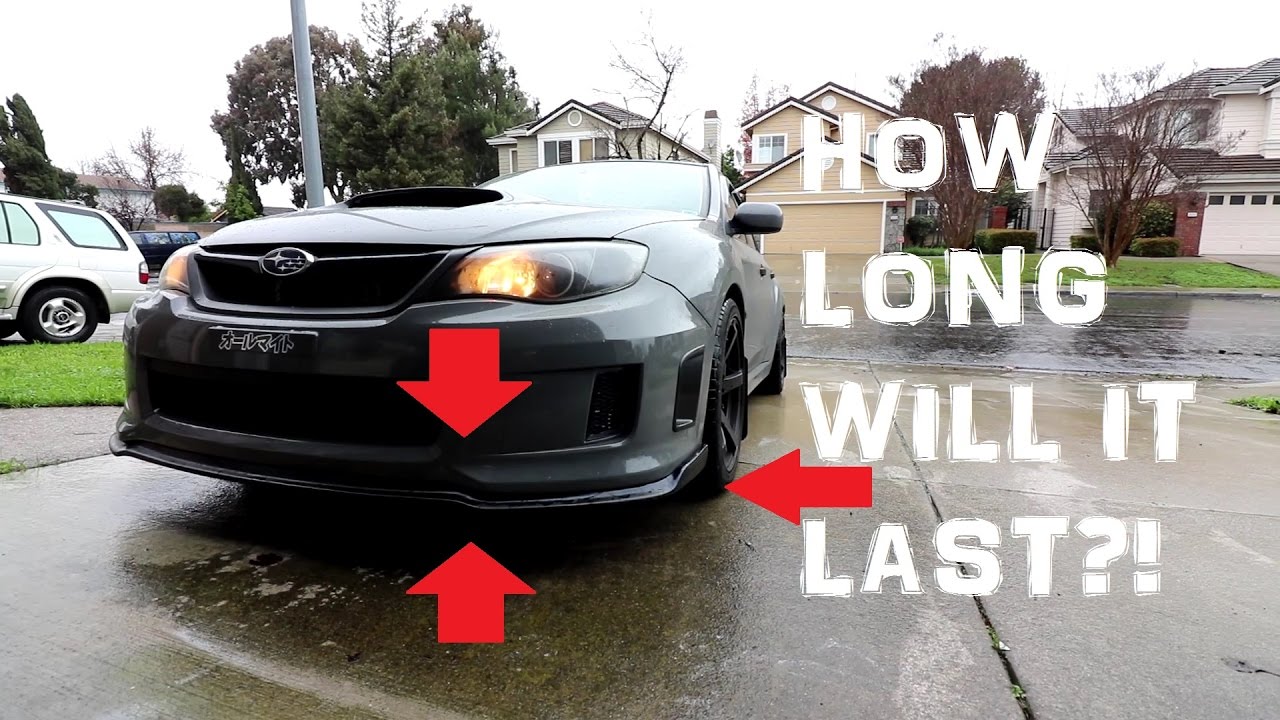 INSTALLING A FRONT LIP WITH ZIP TIES #hellajdm