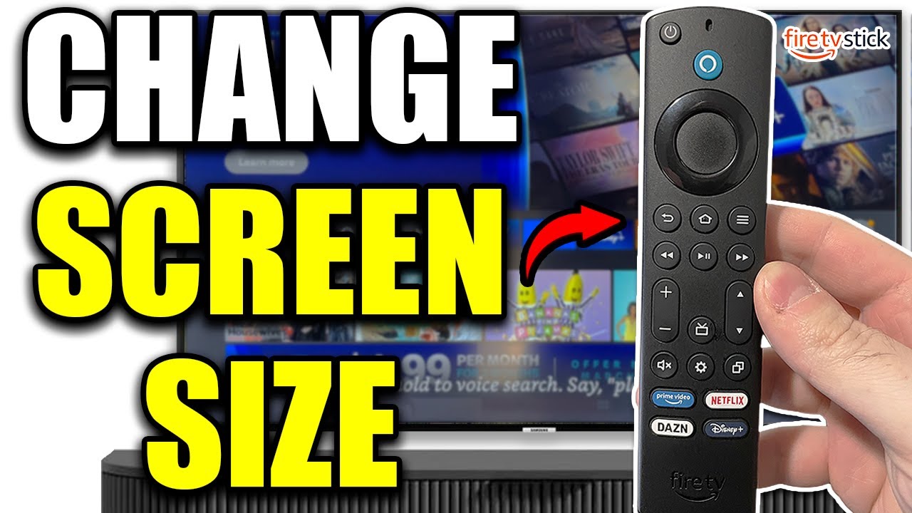 How To Change Screen Size & Aspect Ratio on Firestick 4k Max!