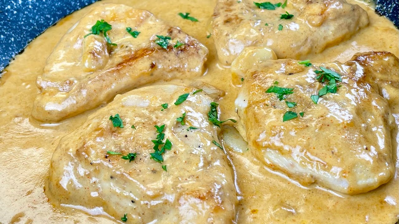 Best Creamy Garlic Chicken ‼️👌Dinner ready in 20 minutes! Quick and easy dinner recipe👩‍🍳