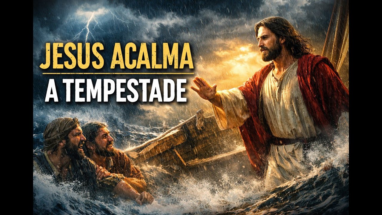 Jesus Acalma a Tempestade | Mensagem Bíblica Para Momentos de Medo e Crise