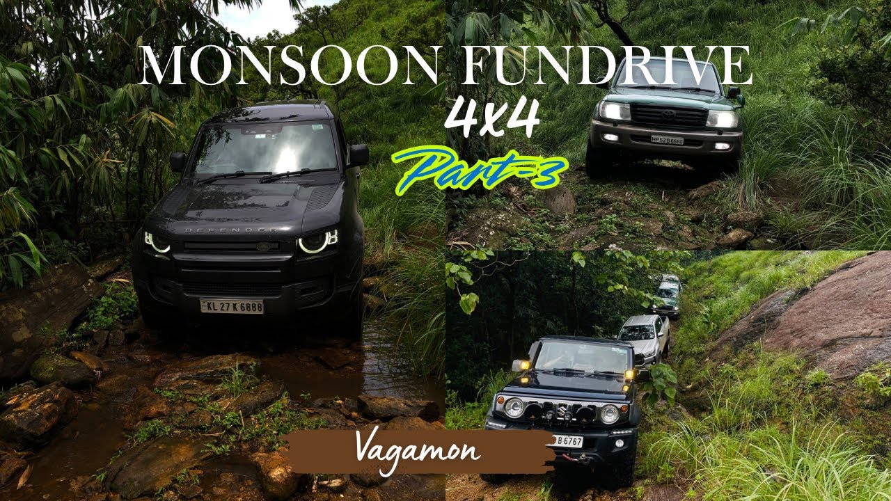 4x4 Monsoon Offroad FunDrive | Part-3 | Hilux X Defender X Landcruiser X Fortuner X VCross X Jimny 