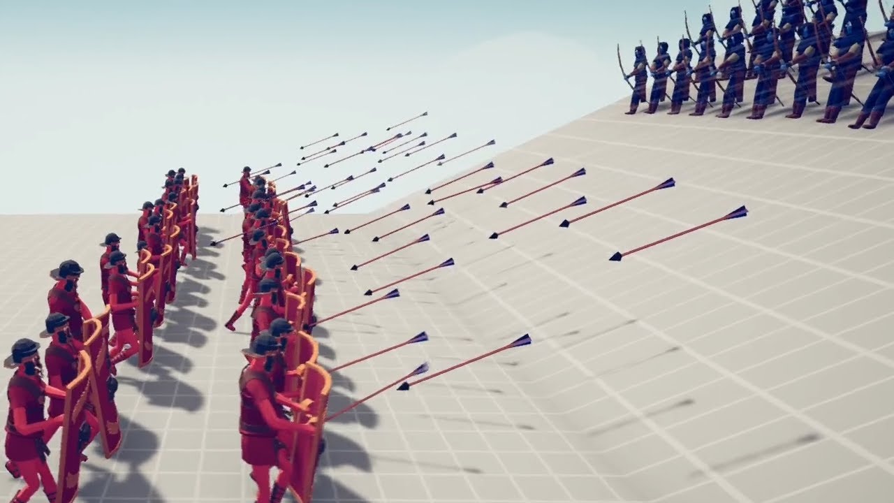SHIELD WALL vs ARCHER | Totally Accurate Battle Simulator TABS