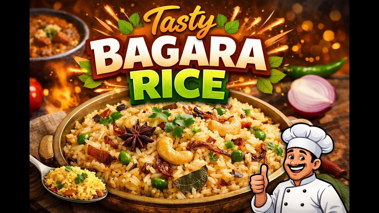 Easy & Tasty Bagara Rice | Step-by-Step Hyderabadi Rice Recipe