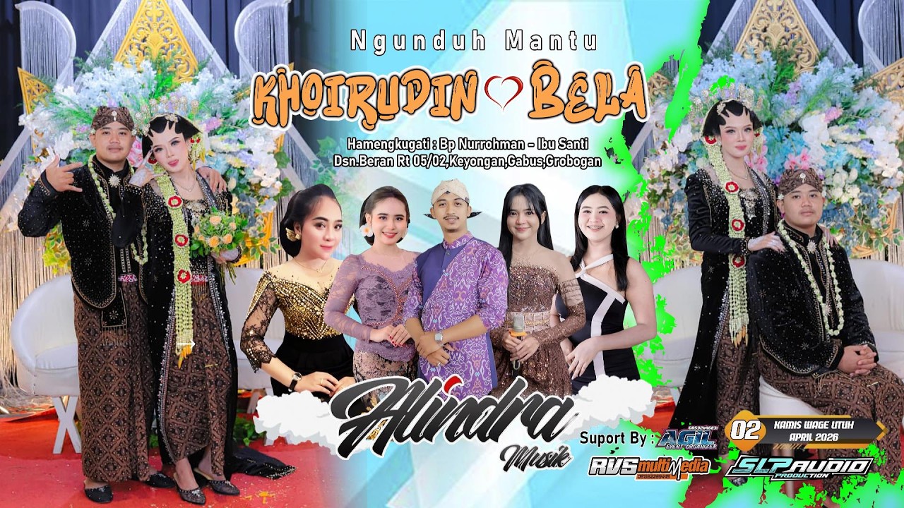 🔴 LIVE Campursari ALINDRA || SLP Audio || Weddyng KHOIRUDIN ❤ BELLA || RVS MULTIMEDIA