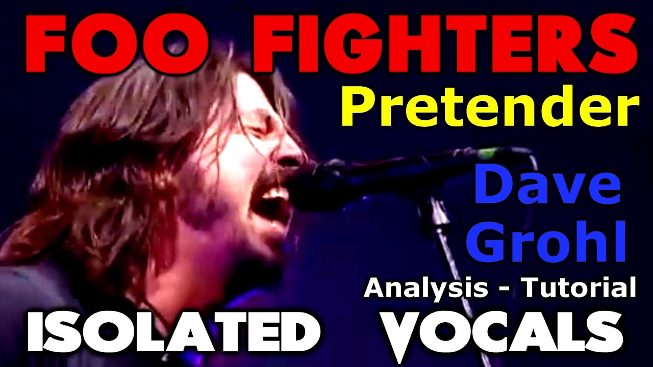 Foo Fighters - The Pretender - Dave Grohl - ISOLATED VOCALS - Analysis and Tutorial - Recording Tech