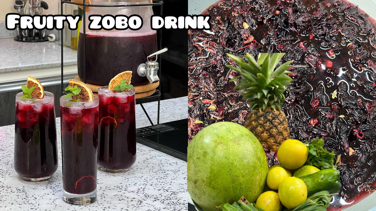 FRUITY ZOBO RECIPE || STEP BY STEP WAY TO MAKE THE MOST DELICIOUS ZOBO DRINK || CHEFMAAH