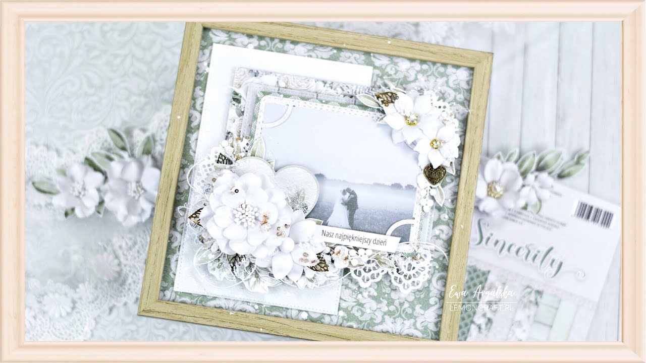 Pamiątka ślubu scrapbooking - jak udekorować zdjęcie ślubne?