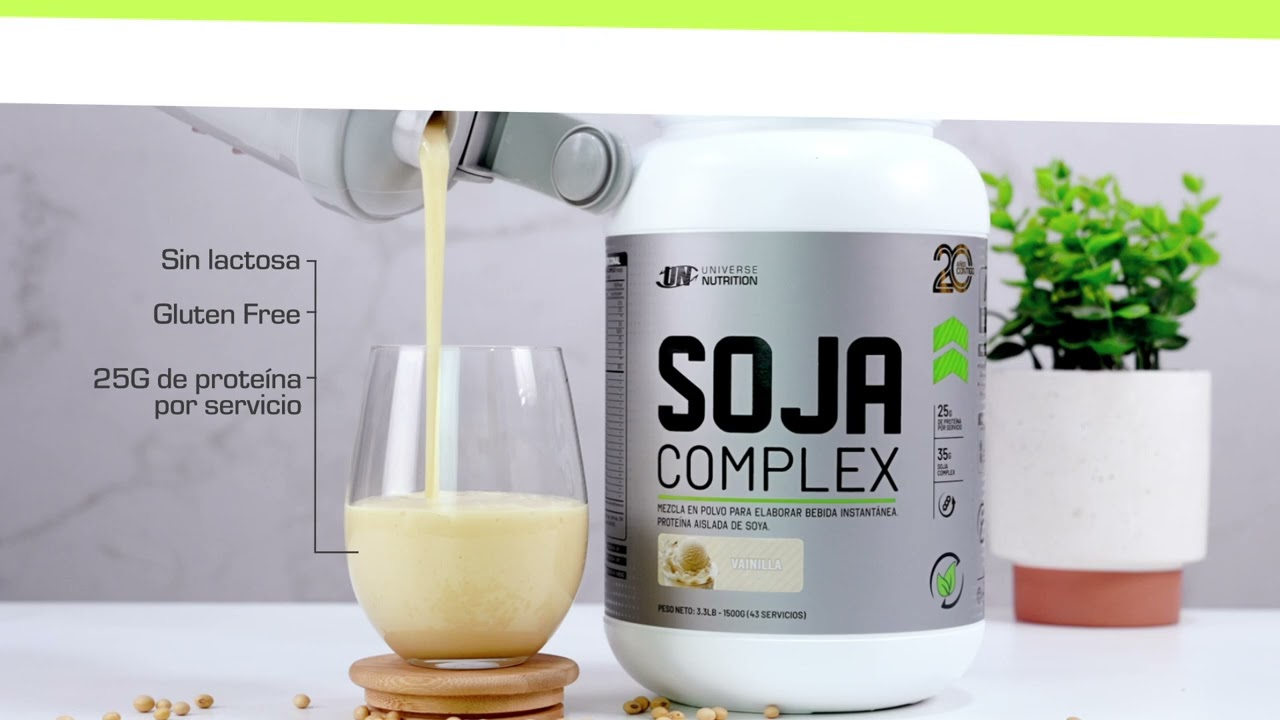 𝐒𝐎𝐉𝐀 𝐂𝐎𝐌𝐏𝐋𝐄𝐗, la proteína vegana favorita de los atletas.🌱🔥